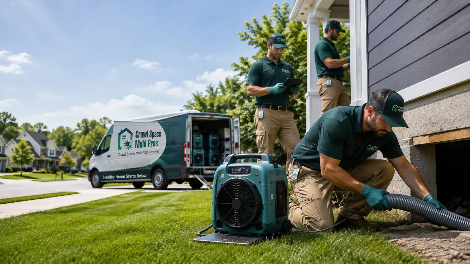 Crawl Space Mold Removal in Dodge, WI